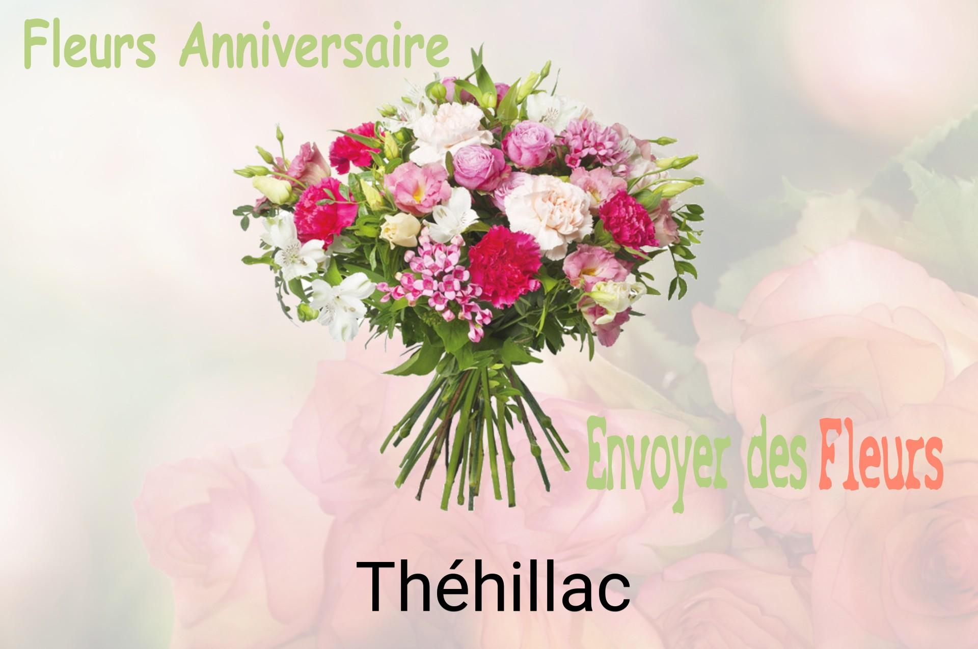 Bouquet de fleurs d’anniversaire livré à Théhillac
