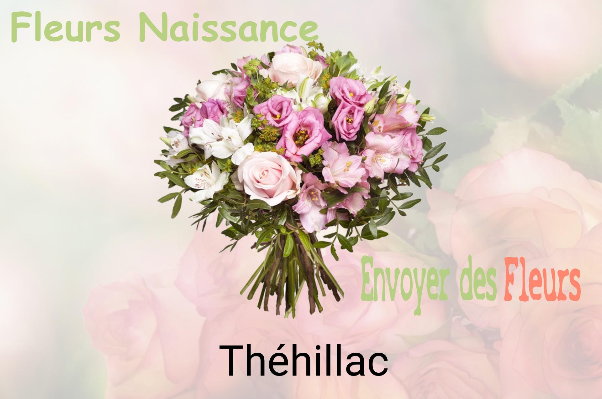 Bouquet de fleurs de naissance livré à Théhillac